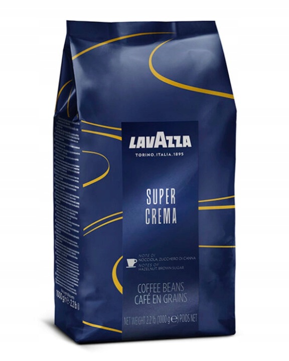 Kawa ziarnista LAVAZZA SUPER CREMA 1 kg