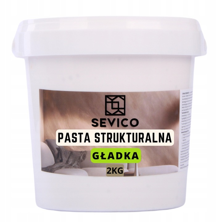 Pasta strukturalna gładka biała do tworzenia struktur i efektów 3D 2kg