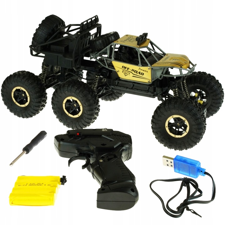 Samochód Zdalnie Sterowany 6x6 Auto Terenowe R/C Cross Country Climbing Car