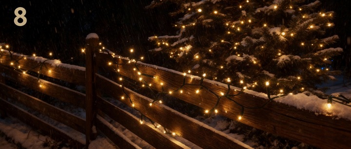 LAMPKI CHOINKOWE ZEWNĘTRZNE 1000 LED WEWNĘTRZNE 65M ŚWIĄTECZNE BIAŁY CIEPŁY