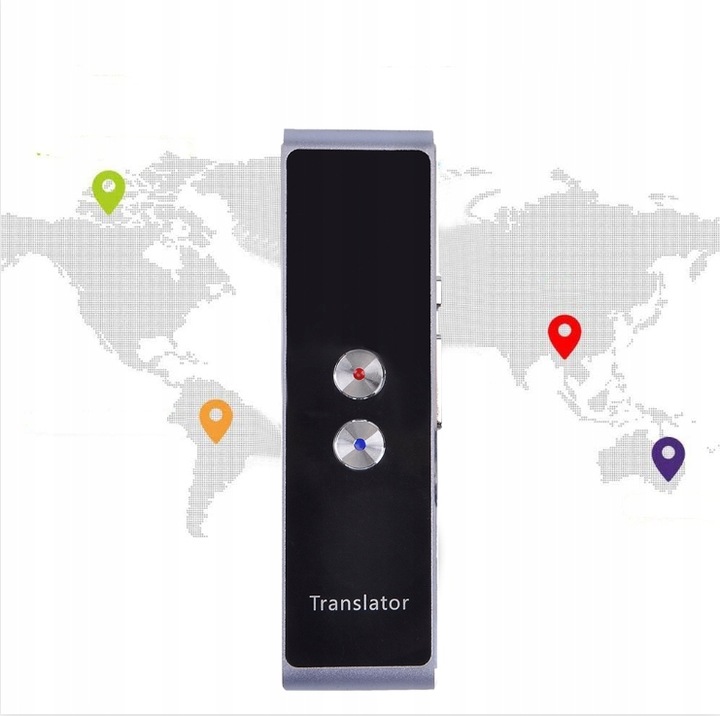 PRZENOŚNY TRANSLATOR BLUETOOTH TŁUMACZ MOWY NATYCHMIASTOWY WIELOJĘZYCZNY