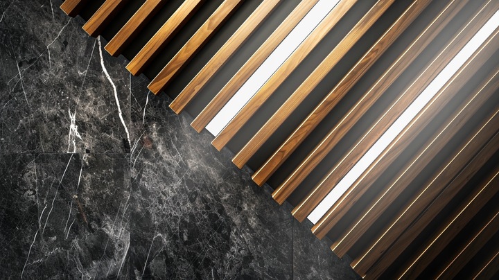 LAMELE NA FILCU 46x275 ŚCIENNE PANEL AKUSTYCZNE DĄB NATURALNY WOTAN INNE