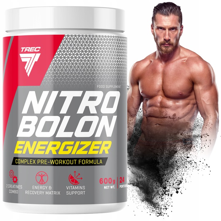 TREC odżywka NITROBOLON ENERGIZER 600g POMPA STACK