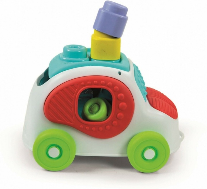 Autko z klockami Soft Clemmy Clementoni 17315