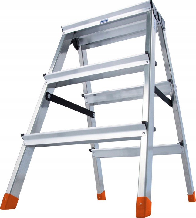 DRABINA DWUSTRONNA ALUMINOWA 2X3 STOPNIE 150KG DOPPLO MONTO KRAUSE