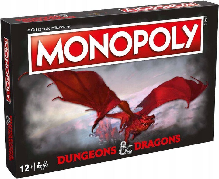 Monopoly RPG D&D PIĘKNA gra planszowa oryginał POLSKA EDYCJA KOLEKCJONERSKA