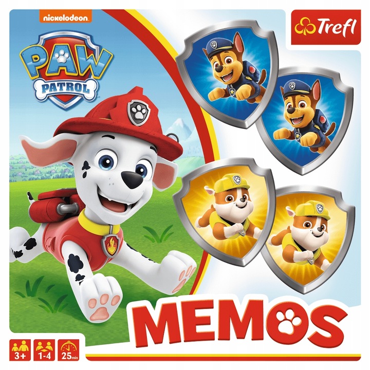 gra memos paw psi patrol super pamięć 3+