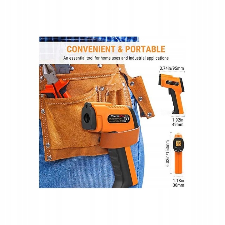 Termometr ThermoPro TP-30 wielokolorowy