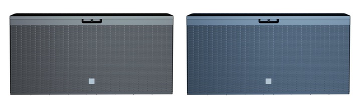 Skrzynia Ogrodowa BOXE RATAN PLUS 2w1 Ciemny brąz - UMBRA