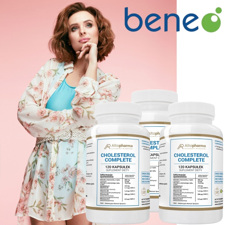 CHOLESTEROL KARCZOCH B1 B6 B9 B12 WEGE 3x120 kap