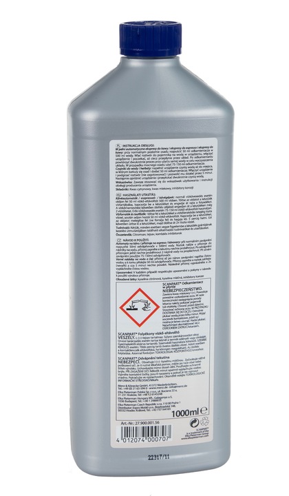 Odkamieniacz do ekspresu Uniwersalny 1L duży zamiennik