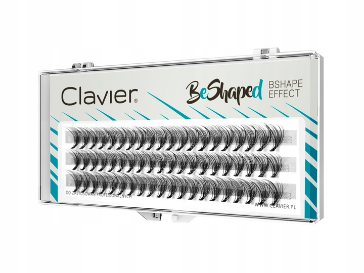 Clavier Kępki Rzęs BeShaped 10mm, skręt B