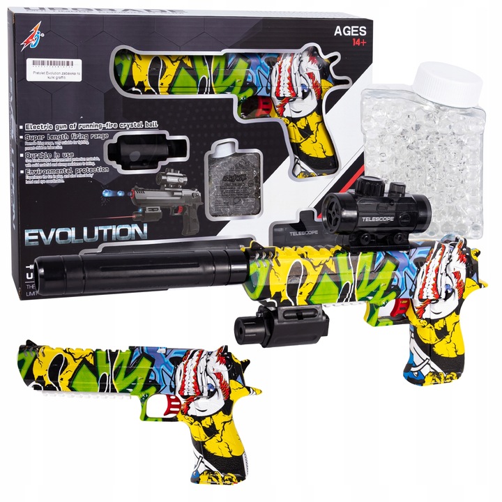 Karabin na kulki AIG Evolution graffiti + akcesoria