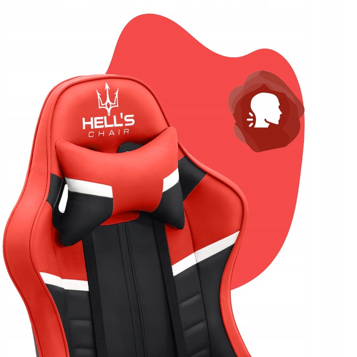 FOTEL GAMINGOWY DLA GRACZA BIUROWY HELL'S