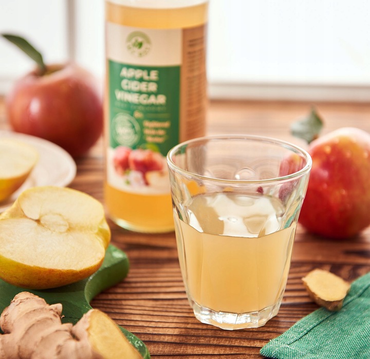 Zestaw 5 x Ocet Jabłkowy 700 ml Niefiltrowany z Matką Octową – Naturalny