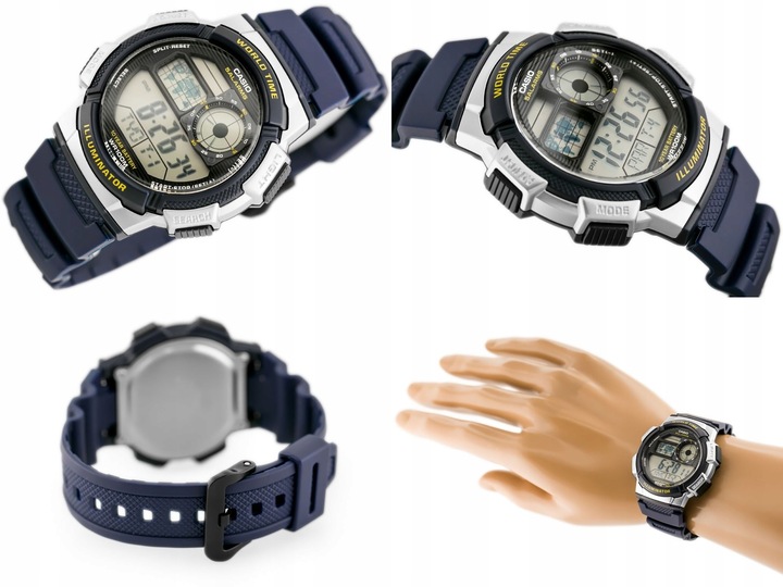 Zegarek CASIO dla chłopca PREZENT NA KOMUNIĘ +BOX +TOREBKA +GRAWER