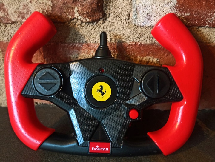 Autko Zdalnie Sterowane FERRARI 458 SZYBERDACH NA PILOT Rastar Samochód RC