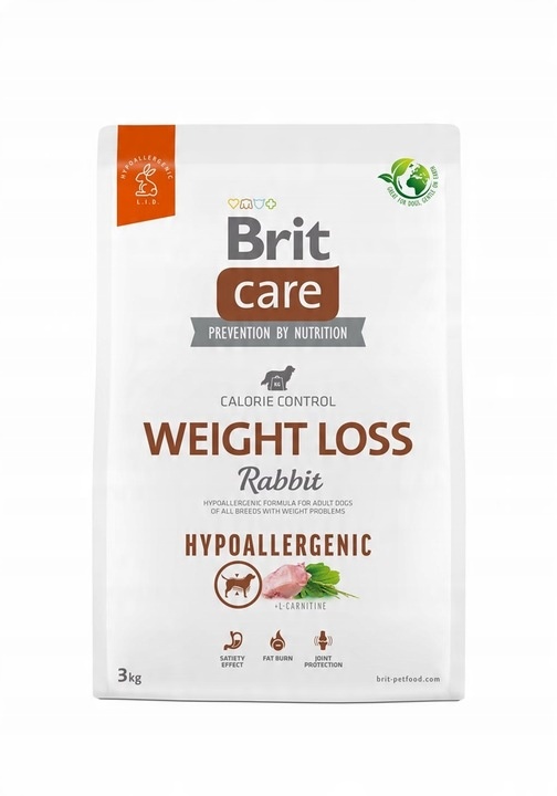 BRIT CARE Hypoallergenic Weight Loss Rabbit 3kg