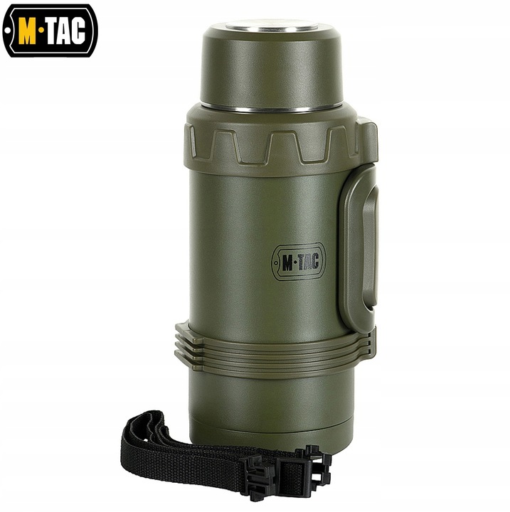 Termos Turystyczny Próżniowy Wojskowy Militarny M-Tac 1600 ml Type 2 OLIVE