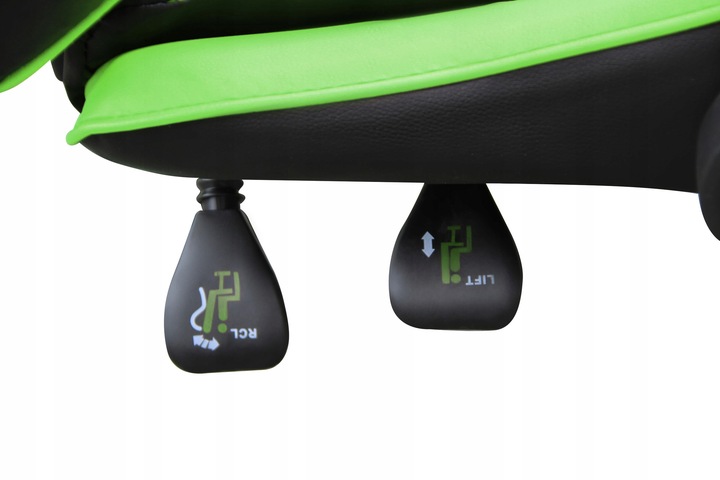 Fotel GAMINGOWY komputerowy OBROTOWY biurowy krzesło gracza + MASAŻ PLECÓW!