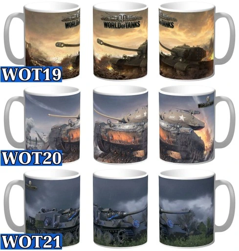 Kubek World of Tanks War Thunder + IMIĘ i KARTONIK