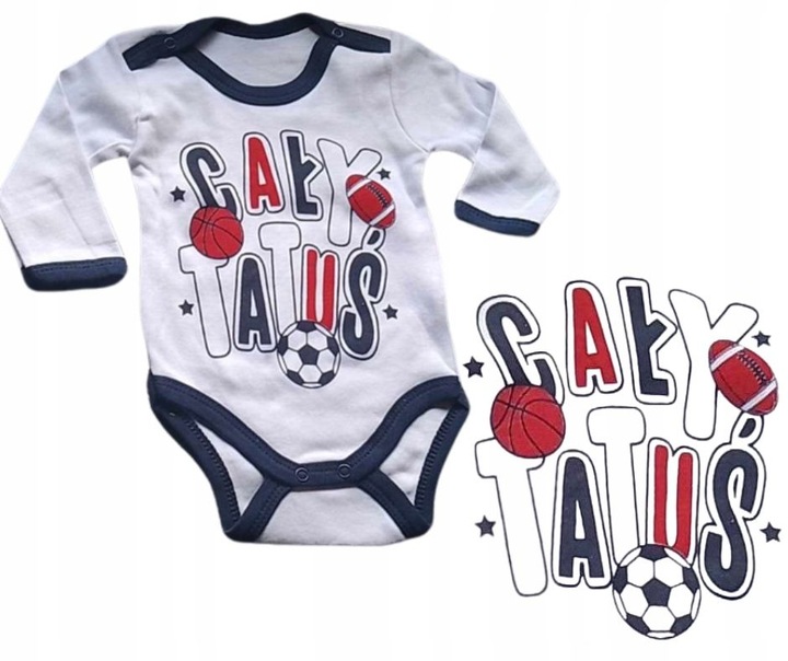 Body długi rękaw CAŁY TATUŚ