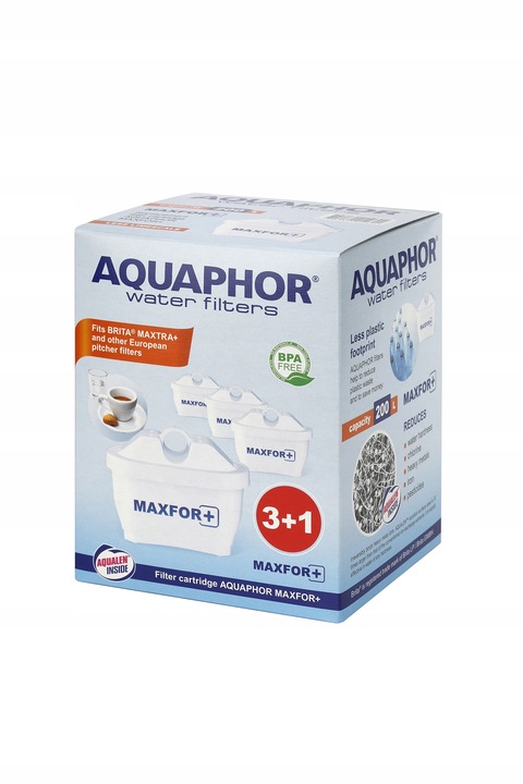 Filtr do wody Aquaphor Maxfor+ (3+1) 4 szt