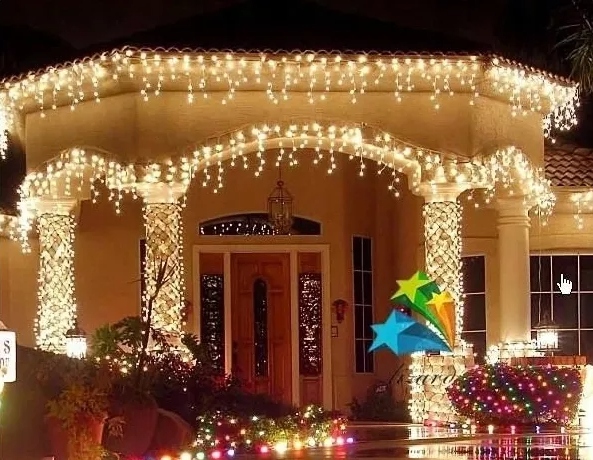 SOPLE FLASH 300 LED ZEWNĘTRZNE BIAŁE CIEPŁE lampki z zimnym Flashem