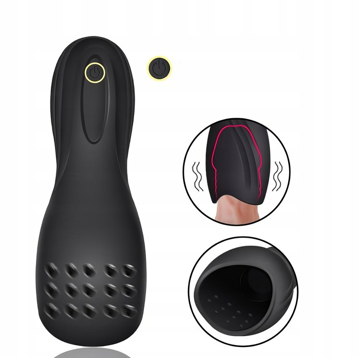 LODZIK - OBCIAGĄCZ - MASTURBATOR DO WYTRYSKÓW SSANIE 10 TRYBÓW - MOCNE USTA