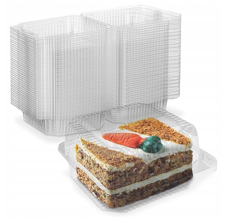 POJEMNIKI ALI25C NA CIASTO OPAKOWANIE CUKIERNICZE 50SZT 164 /148 /82