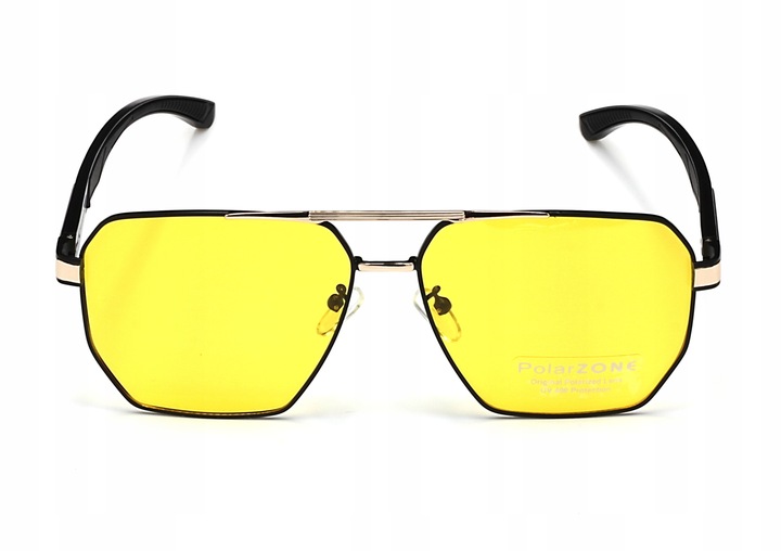 Okulary męskie dla kierowców jazdy nocą polaryzacyjne uv400 etui polarzone