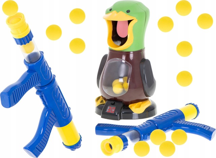 GRA GŁODNA KACZKA STRZELANIE DO CELU PISTOLET