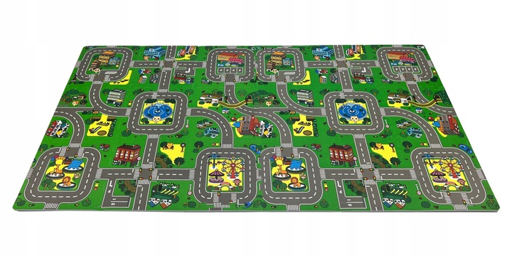 PUZZLE PIANKOWE MATA MIASTO ULICE DROGI 18EL DUŻE