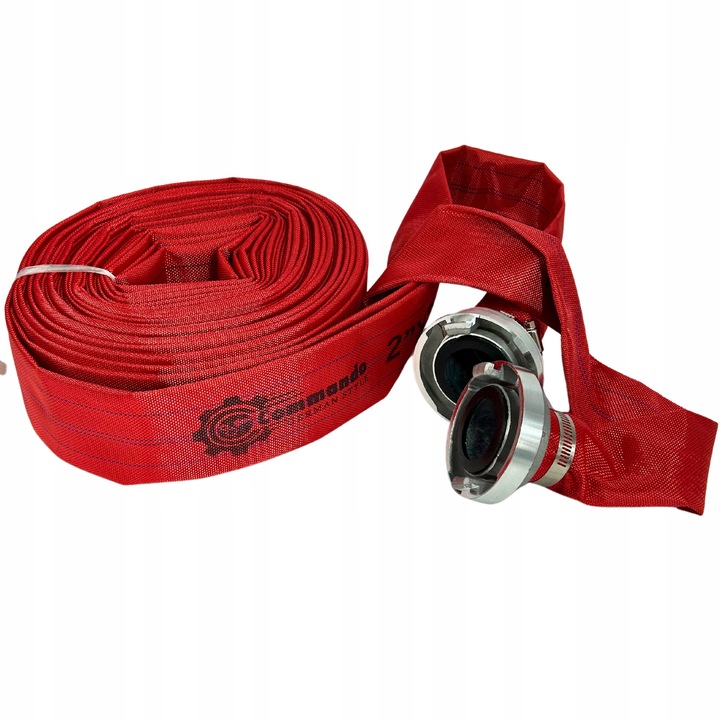 WĄŻ 2'' STRAŻACKI 30M DO WODY NAWADNIANIA PARCIANY SZAMBA GRUBY MOCNY