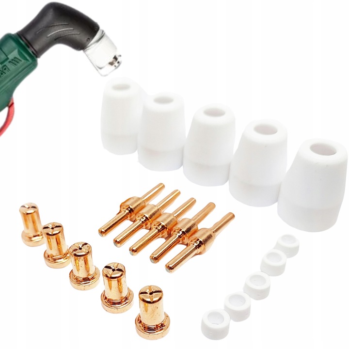 ZESTAW DYSZE ELEKTRODY DŁUGIE do PLAZMY PT-31 PARKSIDE PPS-40 B2 KOMPLET