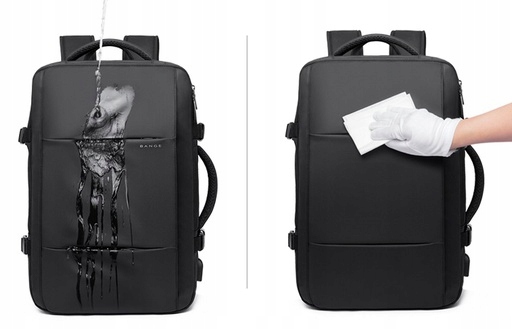 Plecak na laptopa torba podróżna bagaż podręczny USB 17,3''' I076