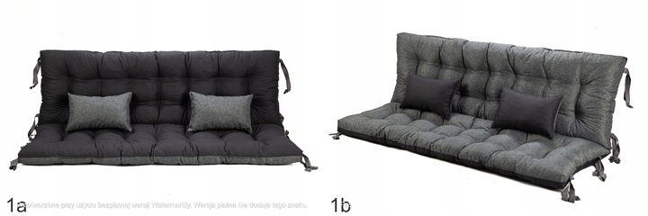 Poduszka na ławkę/huśtawkę ogrodowa wymiar 170x50x70 Wysoka Jakość