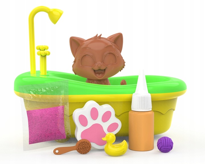 BRUDASKI W KĄPIELI KOTKI ZESTAW ŁAZIENKA BŁOTKO + AKCESORIA EPEE TYTUS