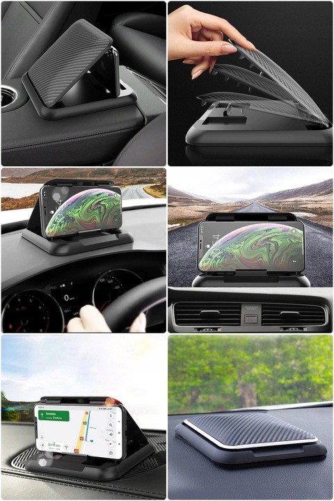 UCHWYT NA TELEFON DO SAMOCHODU KOKPIT DESKĘ AUTA SAMOCHODOWY HOLDER MOCNY