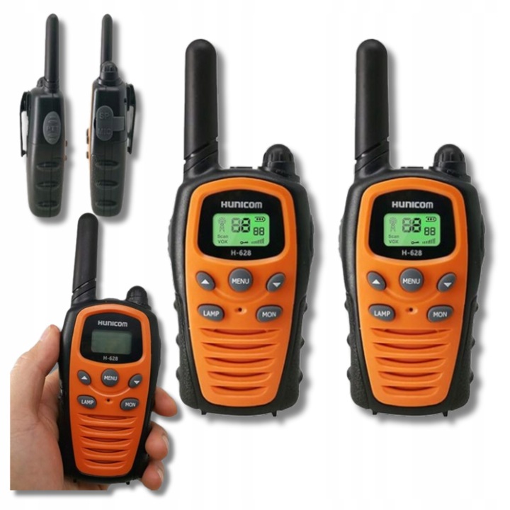 Walkie Talkie 5km z Latarką Diody LED Krótkofalówka Dla Dzieci i Dorosłych