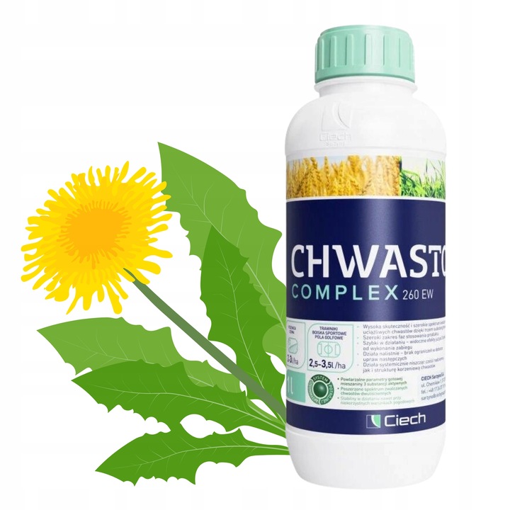 CHWASTOX COMPLEX 260EW środek chwastobójczy NA SZEROKI ZAKRES CHWASTÓW 1L