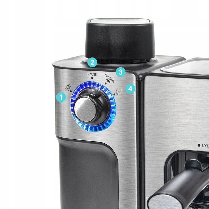 Ekspres do Kawy Kolbowy Ciśnieniowy First Austria – Wysoka Jakość!