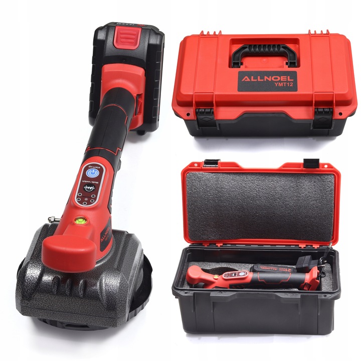 PRZYSSAWKA WIBRUJĄCA DO PŁYTEK WIBRATOR DO POZIOMOWANIA 2xAKU MOCNA 21V