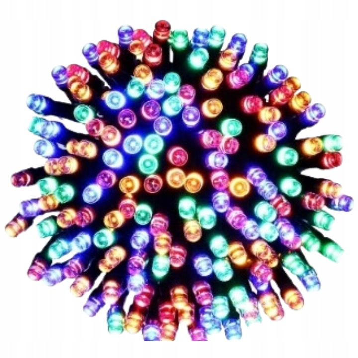 LAMPKI CHOINKOWE 1000 LED ŚWIĄTECZNE ZEWNĘTRZNE WEWNĘTRZNE MULTIKOLOR 8w1