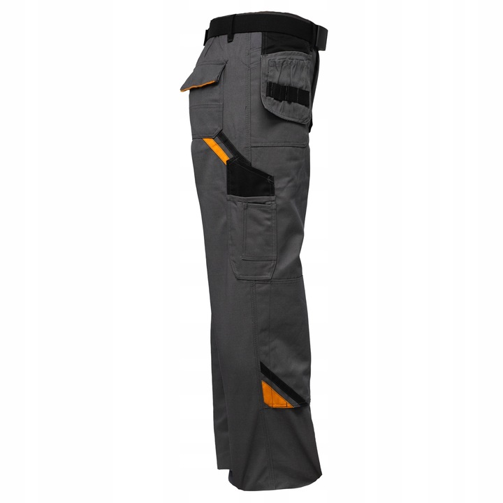 SPODNIE ROBOCZE MĘSKIE DO PASA MONTERSKIE OCHRONNE WZMACNIANE BOJÓWKI
