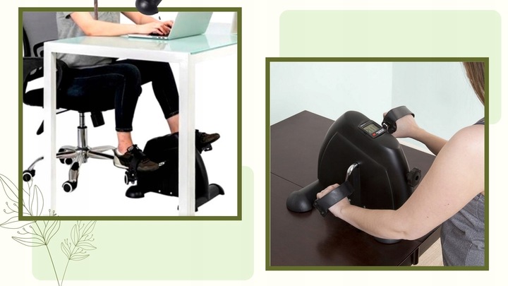 ROWEREK ROTOR DO REHABILITACJI KOŃCZYN RĄK I NÓG TRENINGOWY ROWER LCD