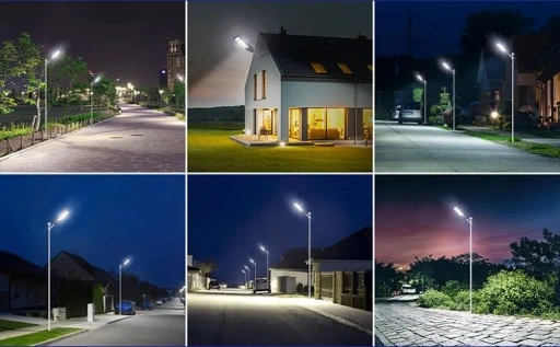 Lampa solarna uliczna 1000W z funkcją on/off Pilot