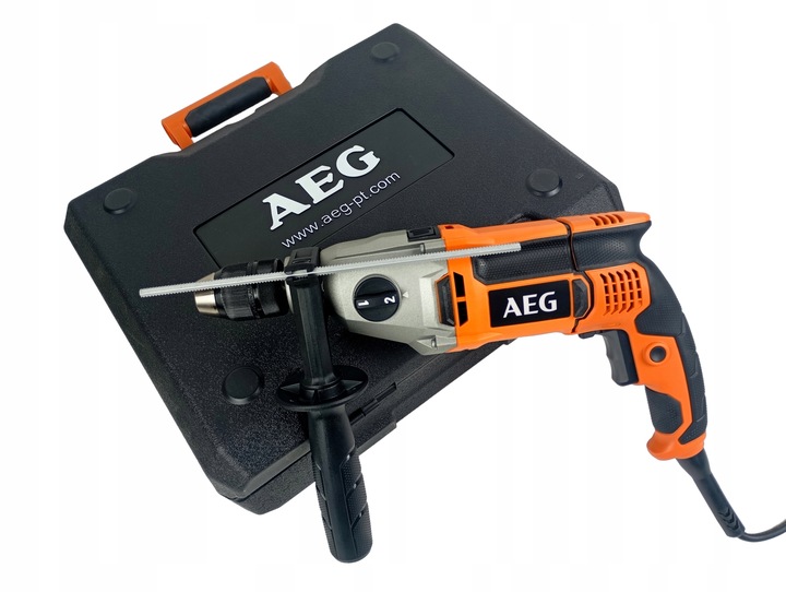 AEG SB2E 1100 RV wiertarka udarowa 2-biegowa 1100 W AVS Walizka