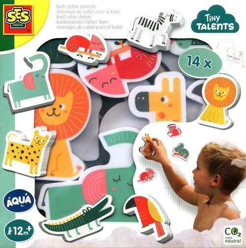 Zwierzęta z dżungli w kąpieli