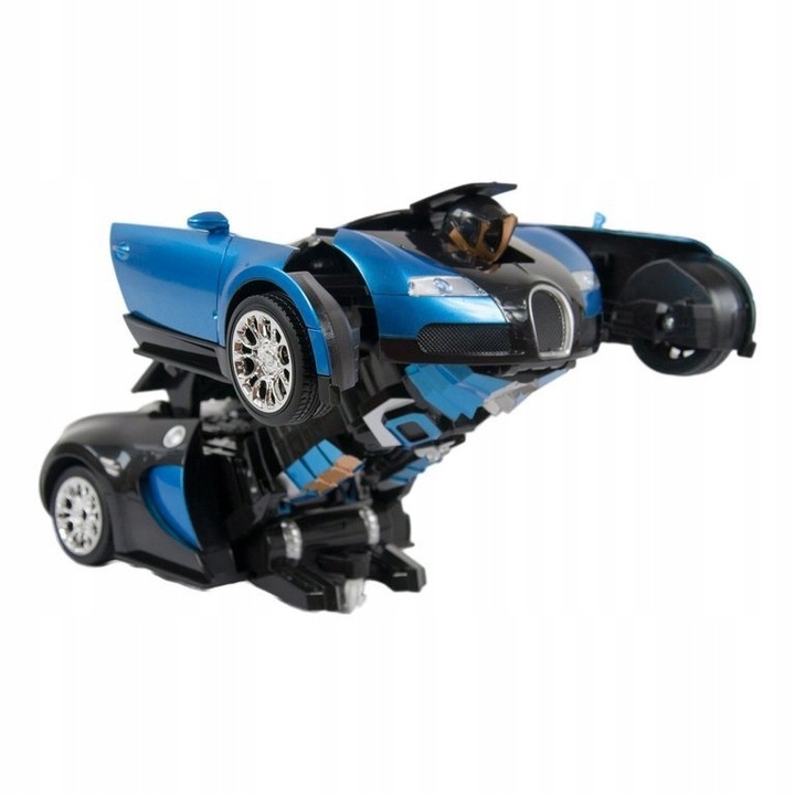 ROBOT SAMOCHÓD 2W1 BUGATTI ZDALENIE STEROWANY R/C PILOT USB AKUMULATORY